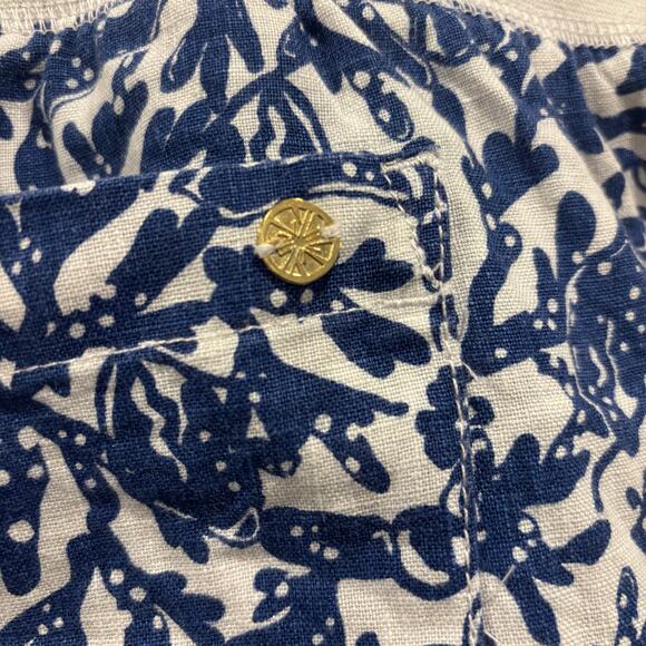 LILLY PULITZER 100% Linen Beach Palazzo Wide Leg Pants, Size XL - Picture 4 of 9